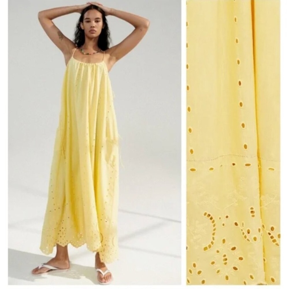 Zara Yellow Maxi Dress